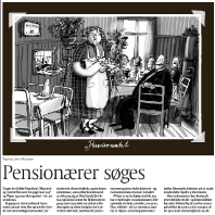 Mette Tapdrup Mortensens pensionatsprojekt vakte genklang i pressen.(C) Politiken 2008.
